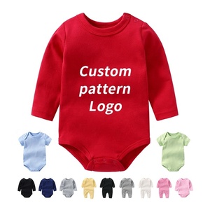 Peleles de algodón orgánico para bebés y niños, ropa de dormir de manga larga con dos botones tejidos, color gris, con logotipo personalizado - Product Image 4