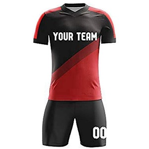 Men's Sports Wear 100% Polyester <b>Soccer</b> Uniforms Wholesale Price Half Sleeve Jerseys Football Uniform Men <b>Soccer</b> Kits For Sale - Product Image 1