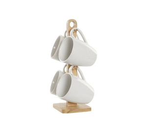 Best Selling Wooden <b>Mug</b> Tree <b>Stand</b> Rustic Artistic Handcrafted Minimalist Modern Kitchen Dining Home Office Organize - Product Image 4