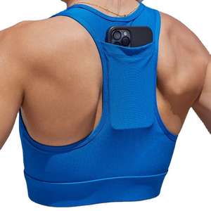 Sujetador deportivo de yoga popular al por mayor con bolsillo de malla, de secado rápido, con almohadillas para el pecho, para gimnasio, deportes, correr, yoga y fitness para mujer - Product Image 2