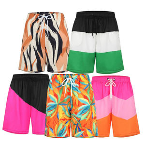 Shorts de bain pour hommes très élastiques, best-sellers - Séchage rapide, logo personnalisé, impression par sublimation, tissu en toile écologique, anti-UV - Product Image 1