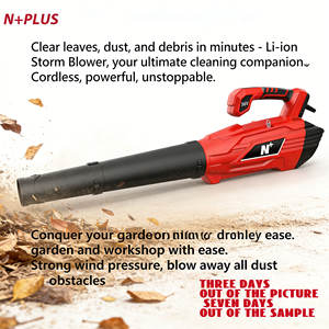 Souffleur <span class=keywords><strong>de</strong></span> feuilles sans fil N+PLUS, puissant, à haute vitesse, pour le nettoyage industriel et le jardinage, élimination des feuilles et <span class=keywords><strong>de</strong></span> la poussière - Product Image 2