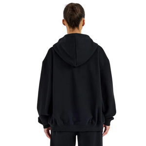 <b>Womens</b> Full Zip Hooded Tracksuit Set Oversize <b>Long</b> Sleeve <b>Top</b> Straight Leg Trousers Elastic Waist Two Piece Casual Lounge Outfit - Product Image 4