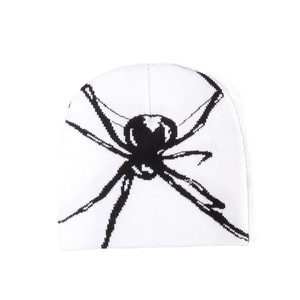 Unisex Spider Knit Cuffed <b>Beanies</b> Outdoor Sports Ear Protection Winter Cap Soft Warm 100% Acrylic Wholesale Custom Design - Product Image 1