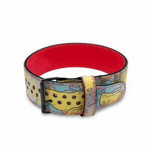 เข็มขัดยกน้ำหนักหนังแท้ลายอนิเมะ เข็มขัดออกกำลังกายเพาะกาย เข็มขัดพยุงหลัง เข็มขัดยกน้ำหนักหนังแท้แบบซับลิเมชั่น - Product Image 3