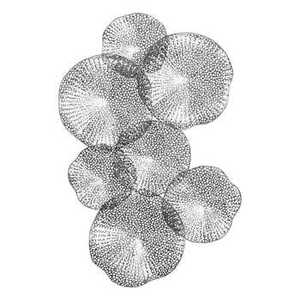 Juego de 2 Piezas de Arte Metálico para Pared con Diseño de Diente de León, Escultura de Flor de Hierro Dorada y Plateada Moderna para Decoración Minimalista del Hogar - Product Image 4