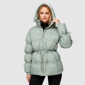 2025 New Fashion High Street Eco-Friendly Hooded <b>Bubble</b> Puffer Jacket Unisex Thick Warm Quilted Shiny Waterproof Winter - Product Image 1