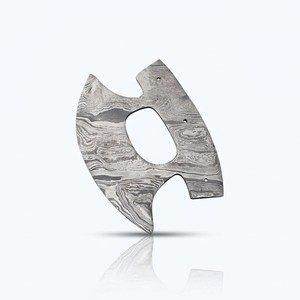 Cuchillo Ulu de Acero de Damasco, Hoja Curva, Mango de Madera Bicolor, Forjado a Mano, Cuchillo de Cocina, Fabricante, Proveedor Mayorista - Product Image 1