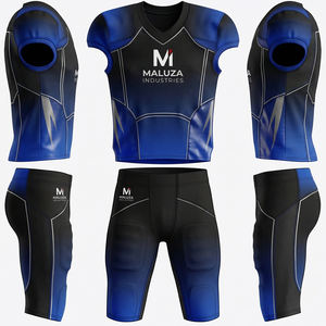 Uniforme de Fútbol Americano Personalizado, Conjunto Completo Sublimado para Equipos de Secundaria, Universidad y Futbolistas Profesionales - Product Image 6