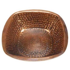 Sofisticado tazón de cobre hecho a mano para pedicura con un diseño atemporal para salones modernos y resorts de lujo. - Product Image 2