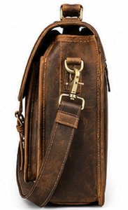 Sac Messager Vintage en Cuir Véritable, Sacoche d'Ordinateur Portable pour Bureau, Sac de Voyage d'Affaires Portable en Polyester – Fournisseur en Gros - Product Image 2