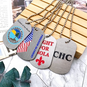 Etiquetas de perro de metal con logotipo personalizado, collar de etiqueta de perro de aleación de zinc grabado, etiqueta de identificación de nombre de impresión de esmalte duro suave, Marktex - Product Image 2