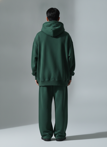 Sudadera con Capucha Rosa Personalizada de Corte Holgado para Hombre Styliro, Sudadera Informal de Felpa de Algodón con Logotipo Estampado en la Parte Delantera, Ropa de Otoño de Alta Calidad - Product Image 3