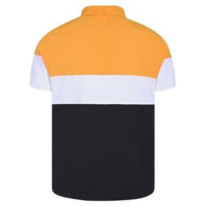 เสื้อโปโลผ้าฝ้ายมืออาชีพสำหรับผู้ชายไซส์ใหญ่พิเศษระบายอากาศได้ดีดีไซน์มีเอกลักษณ์ลายสีพื้นแบบลำลอง - Product Image 6