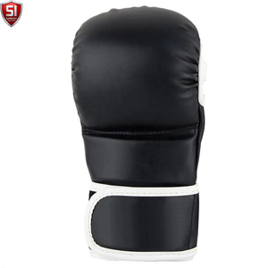 ถุงมือ MMA คุณภาพสูงสำหรับการฝึกซ้อม ผลิตตามสั่ง ทำจากหนัง PU กันลื่น สายรัดข้อมือปรับได้ ปิดด้วยแถบตีนตุ๊กแก สำหรับผู้ใหญ่ - Product Image 3