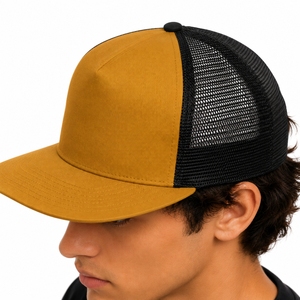 Casquette de camionneur unisexe personnalisable, imperméable, respirante, en maille, réglable, avec fermeture snapback, coutures de qualité supérieure, style streetwear urbain, légère - Product Image 4