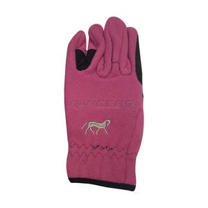 Guantes de entrenamiento de equitación para niños, antideslizantes, suaves, con agarre, equipo de equitación juvenil, logotipo bordado personalizado, guantes ecuestres de invierno - Product Image 2