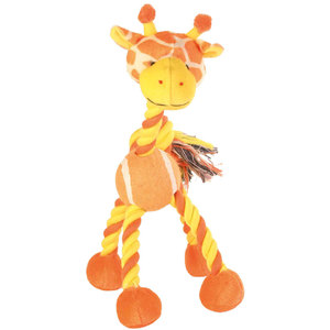 Jouet girafe à remonter en peluche avec corde, jouet interactif pour chien, 28 cm - Product Image 2
