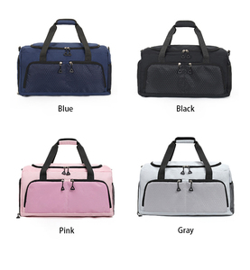 Bolsa Deportiva de Gimnasio Rosa Personalizada de Alta Calidad, Gran Capacidad, Cierre de Cremallera, Asa Suave, Bolsa de Viaje Deportiva - Product Image 3