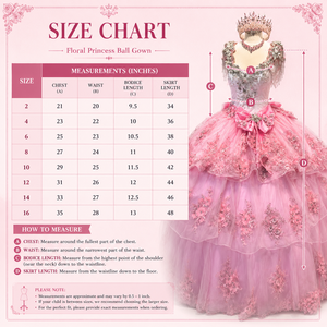 Vestido de Fiesta de Princesa con Lazo Bordado Floral Rosa, Elegante y Lindo, para Adultos |   Vestido de Diseñador para Quinceañera, Cumpleaños, Boda o Fiesta - Product Image 5