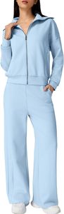 Prix de gros Ensemble de sweat-shirts 2 pièces pour femmes |   Vêtements de sport en polaire en gros |   Survêtement de jogging de haute qualité à faible MOQ - Product Image 6