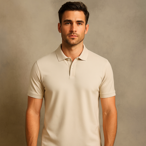 T-shirt pour homme à manches courtes, coupe classique, été, fin, uni, tricoté, imprimé, 100% coton, écologique, respirant - Product Image 5
