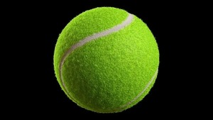 Balle de tennis en feutre vert durable pour usage récréatif - Product Image 5