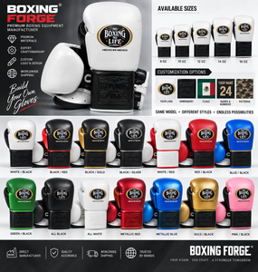 No Boxing No Life White Leather Boxing Gloves <b>Lace</b>-Up Adjustable Wrist Strap Adults Training Breathable Customized Color Logo - Product Image 5