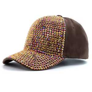 Unisex Fashion Baseball Cap With Rhinestone Adjustable Size For Casual Wear Spring And <b>Summer</b> - Product Image 1