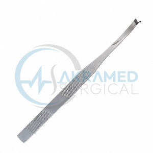 Osteotome nasal latéral droit en acier inoxydable argenté, instrument de rhinoplastie pour chirurgie plastique, certifié CE - Product Image 4