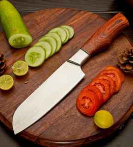 Juego de Cuchillos de Chef Profesionales de Acero al Carbono de Primera Calidad, Hechos a Mano, de 5 Piezas - Product Image 4