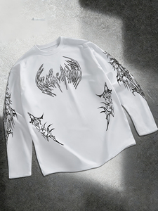 Nueva Camiseta de Manga Larga para Hombre, Corte Ajustado, Transpirable, de Secado Rápido, con Cuello Redondo, Estilo Casual, Talla Personalizada, Color Sólido - Product Image 1