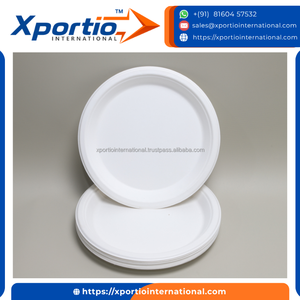 Assiettes Rondes en Bagasse Biodégradable 2026 – Sets de Vaisselle Écologiques pour Plats à Emporter – Emballage Rond en Bagasse - Product Image 4