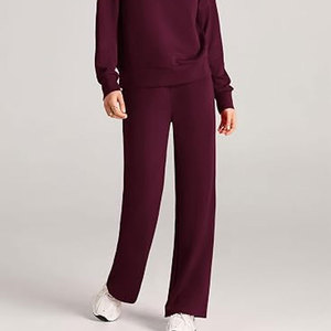 Ensemble de survêtement pour femme de style moderne, tissu doux, tenue assortie pour un look décontracté, confort quotidien, vêtements de maison - Product Image 6