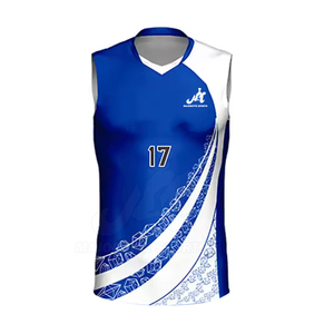 Uniforme de voleibol para hombre de alto rendimiento, tela de malla transpirable, conjunto de camiseta y pantalones cortos de secado rápido para entrenamiento y partidos. - Product Image 4