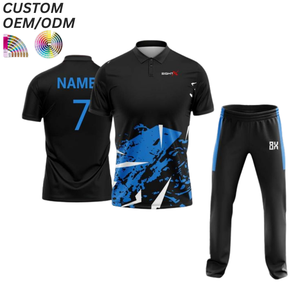 Uniforme de Cricket Personalizado con Estampado Sólido, Ropa Deportiva para Equipos, Transpirable, de Secado Rápido, Soporte OEM ODM para Venta al Por Mayor - Product Image 3