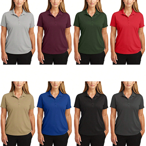 เสื้อโปโลผู้หญิงแบบ OEM ผ้าฝ้ายพรีเมียม คุณภาพสูง สไตล์ลำลอง สำหรับใส่ในชีวิตประจำวัน - Product Image 6
