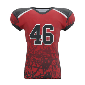 Servicio OEM, Uniformes Personalizados de Fútbol Americano, 100% Poliéster, Secado Rápido, Manga Corta, Cuello en V, Unisex, Tallas para Adultos hasta 6XL - Product Image 3
