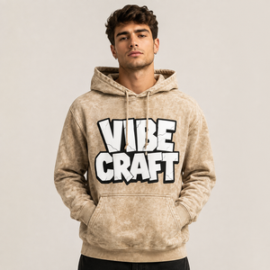 Sweat à capuche vintage premium pour homme, coupe oversize, en coton épais, streetwear, broderie personnalisée, pull décontracté, vente en gros - Product Image 1