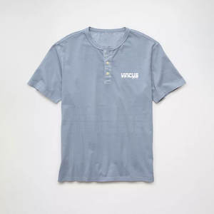 Nouveauté : Chemises Henley pour hommes fabriquées en usine, taille personnalisée, légères, dernière mode, confortables et durables - Product Image 1