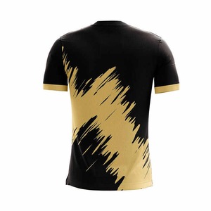 เสื้อฟุตบอลชายพิมพ์ลายแบบซับลิเมชั่นสีขาวไล่เฉดเขียว แขนสั้น ระบายเหงื่อได้ดี คอกลม สำหรับออกกำลังกาย - Product Image 6