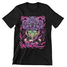 Camiseta de Hombre con Estampado Estilo Harajuku, Dobladillo Curvo, Transpirable, Informal, para Uso Diario, con Diseño de Anime, Estilo Urbano, Corte Largo - Product Image 2