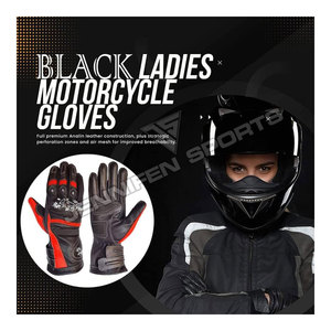 Guantes de Motocicleta Personalizados con Protección para los Nudillos, Guantes de Cuero para Motociclismo, Ciclismo, Motocross, Carreras de Motos de Cross - Product Image 6