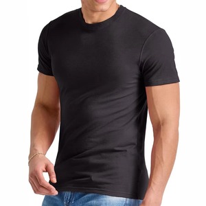 T-shirts personnalisés pour hommes, coupe classique, en polyester/coton 280g, respirants, écologiques, imprimés numériquement, vente en gros - Product Image 1