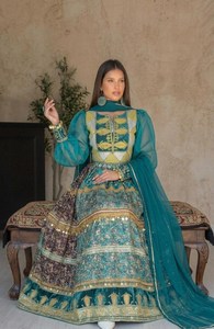 2026 New Arrivals Afghan Kuchi Party Latest Afghani <b>Dress</b> Women Heavy Embroidery Wedding Party Wear & Casual <b>Dresses</b> For Women - Product Image 3
