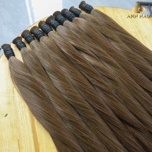 Extensiones de Cabello Liso Rojo Fuego, Hechas en Vietnam, 100g por Paquete, Cabello a Granel de Calidad Premium, Estilo Vibrante y Elegante - Product Image 4