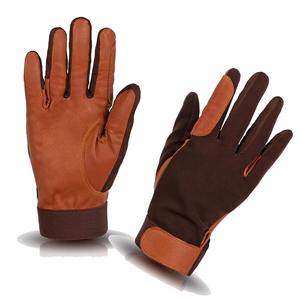 Guantes de Equitación 2026 OEM, Guantes de Cuero Genuino para Hombre, Color Sólido, Equipo de Seguridad Ecuestre para Montar a Caballo - Product Image 3