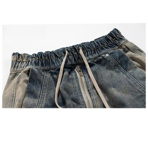 Pantalon en jean noir ample pour homme, coupe originale, nouvelle collection, style designer, pantalon en denim baggy pour grands garçons, style Polar Skate - Product Image 5