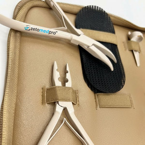 Kit de Herramientas para Extensiones de Cabello I-Tip Reutilizables con Cuentas para Extensiones de Cabello con Caja, Hilos, Agujas en Forma de C de Acero Inoxidable - Product Image 2