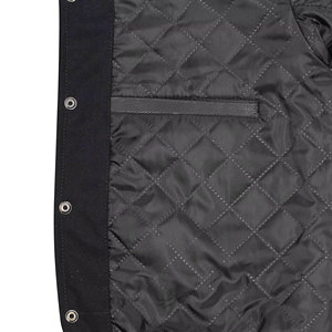 Nouvelle veste universitaire unisexe la plus vendue avec logo personnalisé, design hivernal de haute qualité, col montant, extérieur en laine, style vintage - Product Image 6